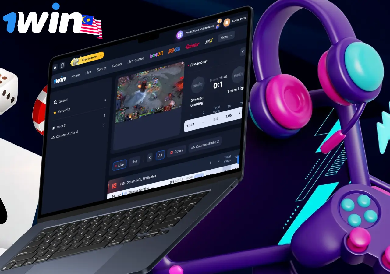 List of available cyber sports disciplines for betting on the 1Win platform with main features