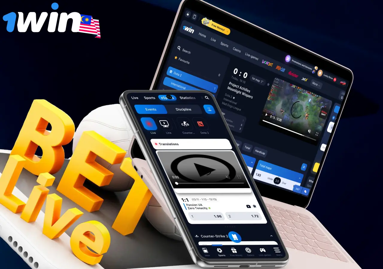Live betting opportunities on cyber sports in Malaysia using broadcasts and stats