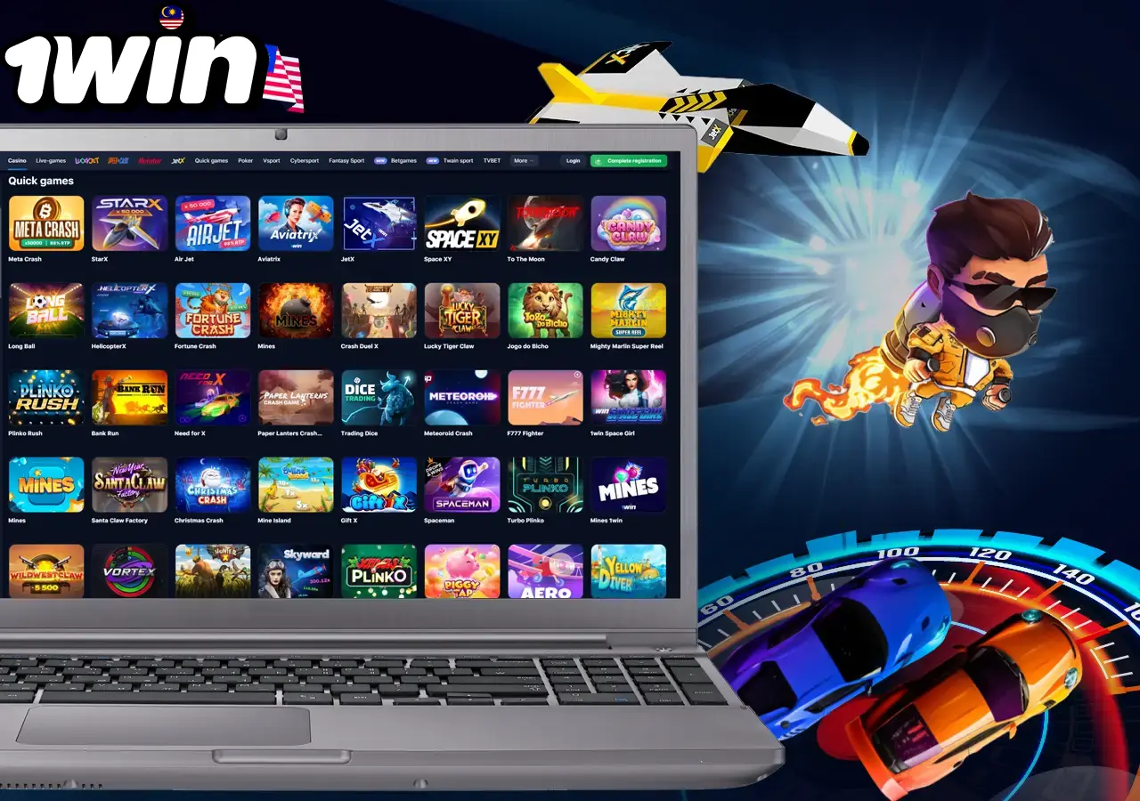 Experience the Thrill of Crash Games at 1Win