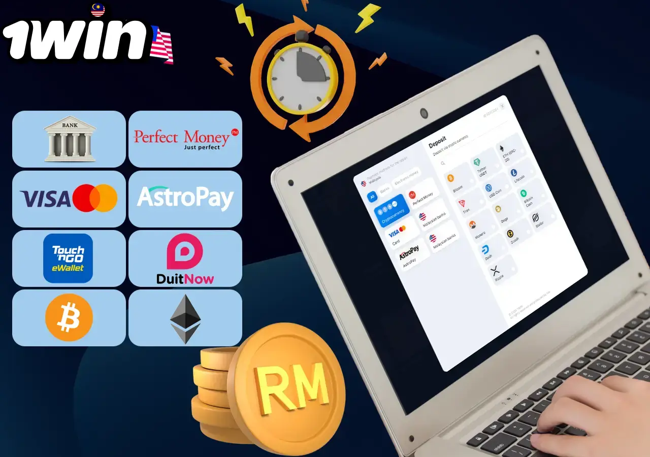 Payment Methods Available on 1Win Malaysia