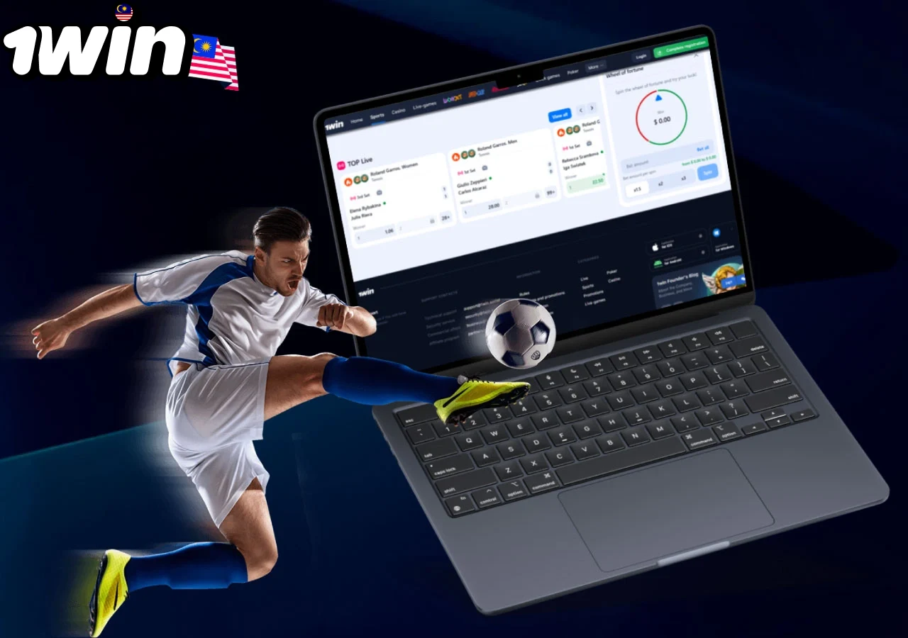 betting on sports events Sepak-tacro on the 1win platform